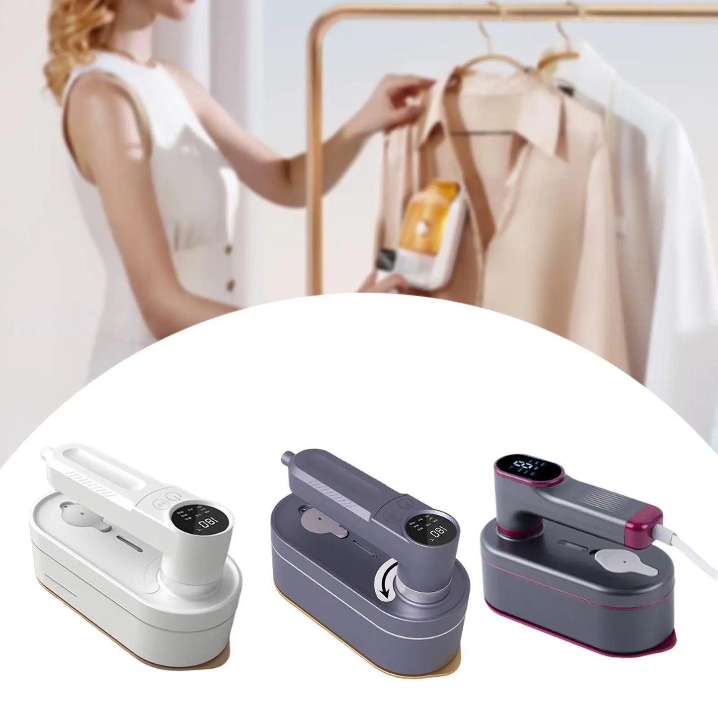 Compact Travel Steamer Iron
