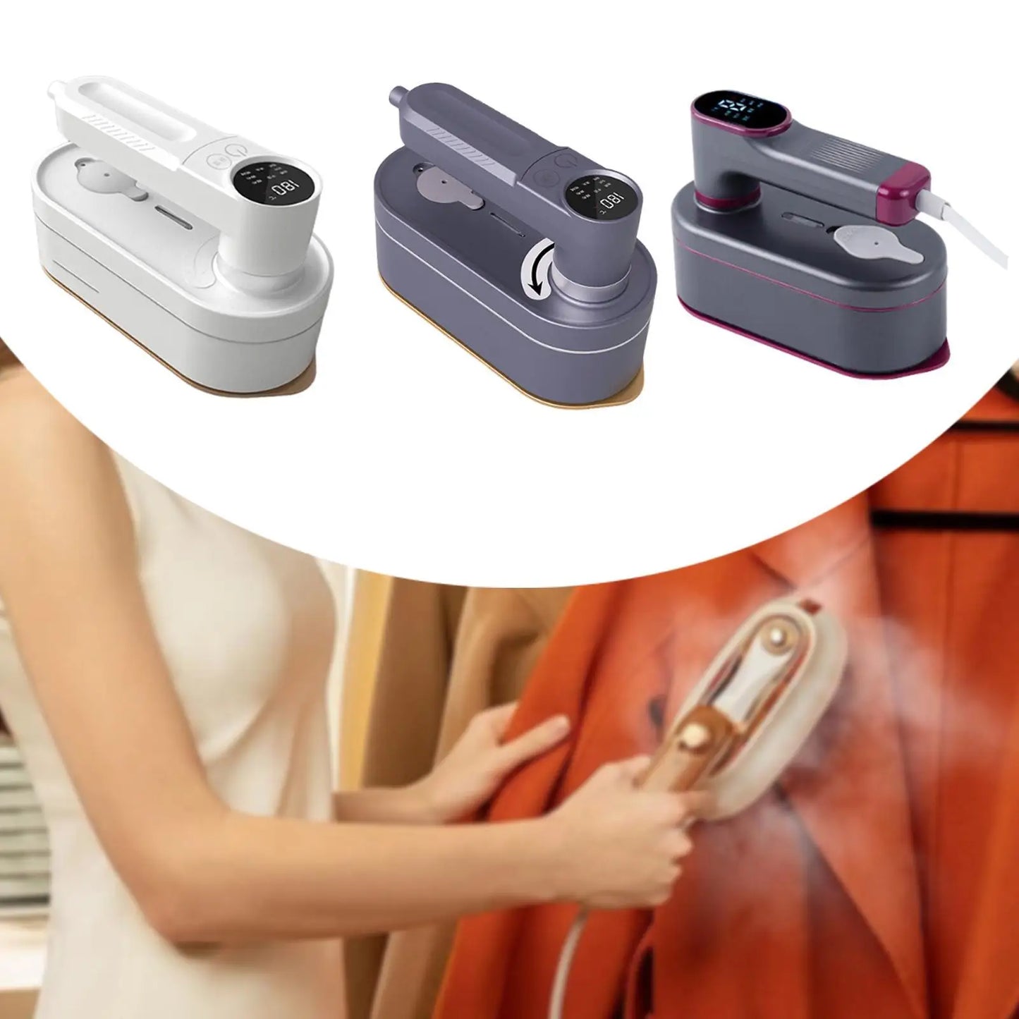 Compact Travel Steamer Iron