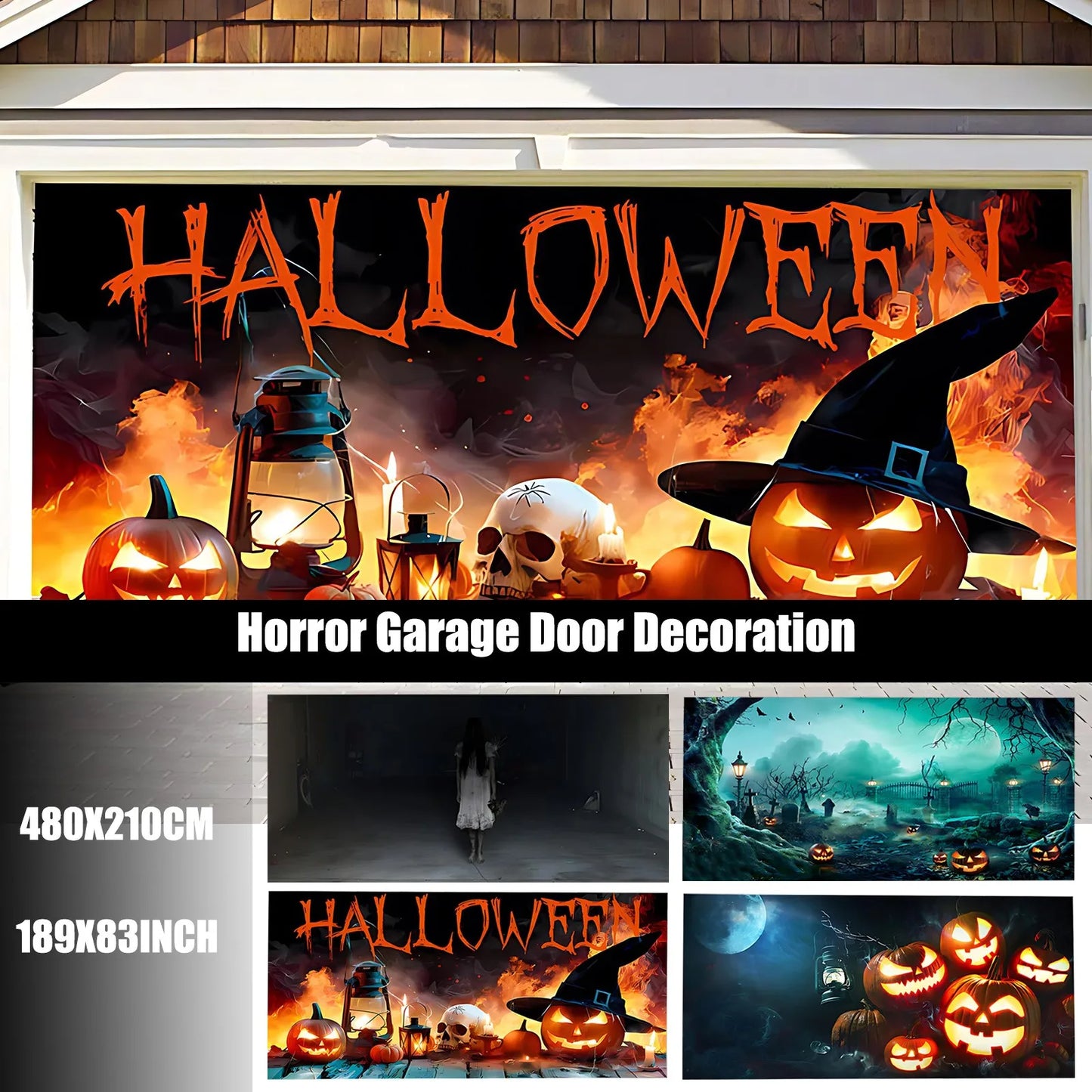 Spooky Garage Banners