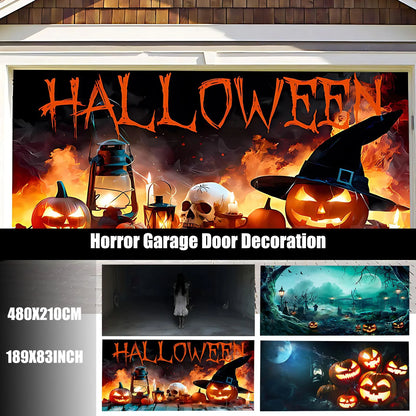 Spooky Garage Banners