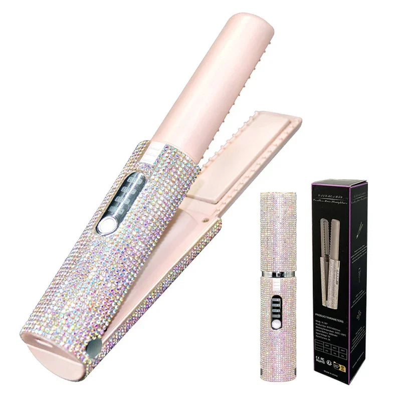 Wireless Hair Styler Flat Iron