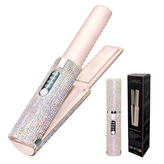 Wireless Hair Styler Flat Iron