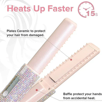 Wireless Hair Styler Flat Iron