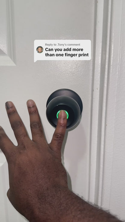 Smart Fingerprint Door Knob